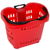 Basket - Shopping - 42 Litre - w/. Wheels - suits RFA2000/RFA6000 - Red