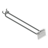 Hook - Double Prong - 75 MM - for Perforated Panel - Chrome (hook only)