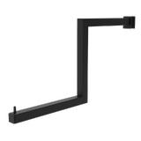 Hanging Arm - Z Shape D400 - for Hang Rail - Matte Black