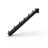 Hanging Arm - Straight Clothes (Front Hang) - D400 - for Hang Rail - Matte Black