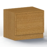 Base Box - Timber - w/. Drawer - W600xH485xD450 - 50MM Pitch - Timber Grain Board - OAK