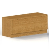 Base Box - Timber - w/. Drawer - W1200xH485xD450 - 50MM Pitch - Timber Grain Board - OAK