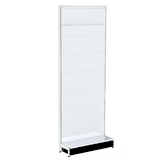 Start Bay - Wall Bay - W900xH2400xD270 - Non Perforated - w/. Skirt Drawer - Pearl White