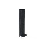 Start Bay - Wall Bay - W600xH2400xD270 - Perforated - Matte Black