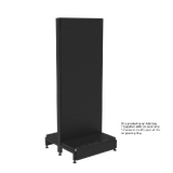 Start Bay - Double Sided Gondola - W600xH1515 - Perforated - Matte Black