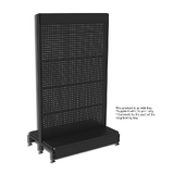 Add Bay - Double Sided Gondola - W900xH1515 - Perforated - Matte Black