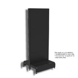 Add Bay - Double Sided Gondola - W600xH1515 - Non Perforated - Matte Black