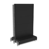 Start Bay - Double Sided Gondola - W900xH1515 - Non Perforated - Matte Black