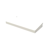 Dense End Shelves - Pearl White