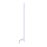 Post - Single Sided Gondola - H1515 - w/. D270 Leg - Pearl White