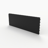 Clip In Panel - W600xH200 - Non Perforated - Matte Black