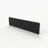 Clip In Panel - W900xH200 - Non Perforated - Matte Black