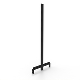 Post - Double Sided Gondola - H1515 - w/. D270 Legs - Matte Black