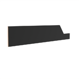 Timber End Panel - LARGE : H2415 - for Wall Bays (to fix to end of Wall Bay runs) - Black MDF