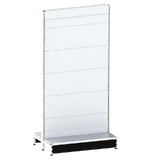 Start Bay - Double Sided Gondola Bay - W900xH1815xD270 - Non Perforated - Pearl White