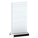 Add Bay - Double Sided Gondola Bay - W900xH1815xD270 - Non Perforated - Pearl White