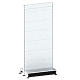 Start Bay - Double Sided Gondola Bay - W900xH2115xD270 - Non Perforated - SPECIAL (w/. Post Spacer Bracket) - Pearl White