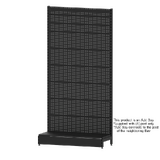 Add Bay - Wall Bay - Soft Shell - W1200xH2400xD450 - Perforated - Matte Black