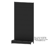 Add Bay - Wall Bay - Soft Shell - W1200xH2400xD450 - Non Perforated - Matte Black