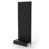 Start Bay - Wall Bay - Soft Shell - W600xH2400xD450 - Slat Wall - Matte Black