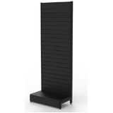 Start Bay - Wall Bay - Soft Shell - W900xH2400xD450 - Slat Wall - Matte Black