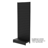 Add Bay - Wall Bay - Soft Shell - W900xH2400xD450 - Slat Wall - Matte Black