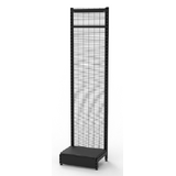 Start Bay - Wall Bay - Soft Shell - W600xH2400xD450 - Wire Mesh Panels - Matte Black