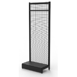 Start Bay - Wall Bay - Soft Shell - W900xH2400xD450 - Wire Mesh Panels - Matte Black