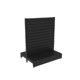 Start Bay - Double Sided Gondola - Soft Shell - W1200xH1515xD450 - Slat Wall - Matte Black