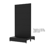 Add Bay - Double Sided Gondola Soft Shell - W900xH1815xD450 - Perforated - Matte Black