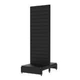 Start Bay - Double Sided Gondola - Soft Shell - W600xH1815xD450 - Slat Wall - Matte Black