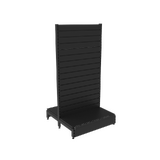 Start Bay - Double Sided Gondola - Soft Shell - W900xH1815xD450 - Slat Wall - Matte Black