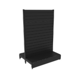 Start Bay - Double Sided Gondola - Soft Shell - W1200xH1815xD450 - Slat Wall - Matte Black