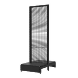 Start Bay - Double Sided Gondola - Soft Shell - W600xH1815xD450 - Wire Mesh Panels - Matte Black