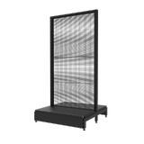 Start Bay - Double Sided Gondola - Soft Shell - W900xH1815xD450 - Wire Mesh Panels - Matte Black