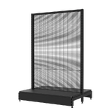 Start Bay - Double Sided Gondola - Soft Shell - W1200xH1815xD450 - Wire Mesh Panels - Matte Black