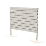 Start Bay - Queue Gondola - W1200xH1200 - Slat Wall - Pearl White