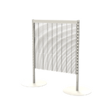 Start Bay - Queue Gondola - W900xH1200 - Wire Mesh - Pearl White