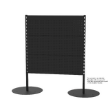 Add Bay - Queue Gondola - W900xH1200 - Perforated - Matte Black