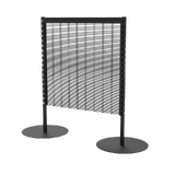 Start Bay - Queue Gondola - W900xH1200 - Wire Mesh - Matte Black