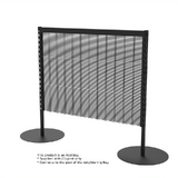 Add Bay - Queue Gondola - W1200xH1200 - Wire Mesh - Matte Black