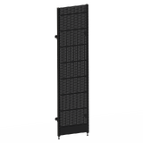 Start Bay - Wall Bay (Modular Upright) - W600xH2400 - Single Post - NO BASE - w/. Fixing Points - Perforated - Matte Black