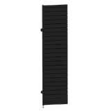 Add Bay - Wall Bay (Modular Upright) - W600xH2400 - Single Post - NO BASE - w/. Fixing Points - Slat Wall - Matte Black