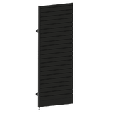 Add Bay - Wall Bay (Modular Upright) - W900xH2400 - Single Post - NO BASE - w/. Fixing Points - Slat Wall - Matte Black