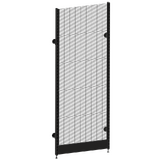 Start Bay - Wall Bay (Modular Upright) - W900xH2400 - Single Post - NO BASE - w/. Fixing Points - Wire Mesh - Matte Black