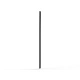 Post - Wall Bay - H2400 - Single Post - NO LEG - w/. Fixing Points - Matte Black