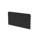 Clip In Panel - W600xH300 - Non Perforated - Matte Black