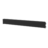 Clip In Panel - W900xH100 - Slat Wall - Matte Black