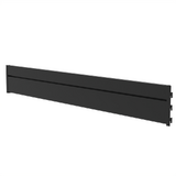 Clip In Panel - W1200xH150 - Slat Wall - Matte Black