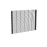 Clip In Panel - W600xH450 - Wire Mesh - Matte Black